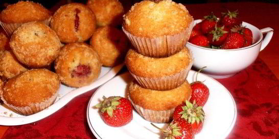 Миндальные маффины с сюрпризом