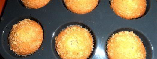 миндальные маффины с сюрпризом. Шаг 14