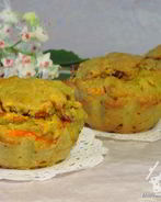 Морковно-овсяные маффины с финиками