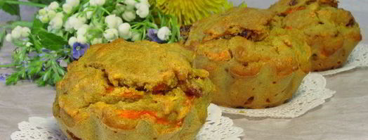 морковно-овсяные маффины с финиками. Шаг 3