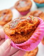 Морковные маффины с ягодами годжи