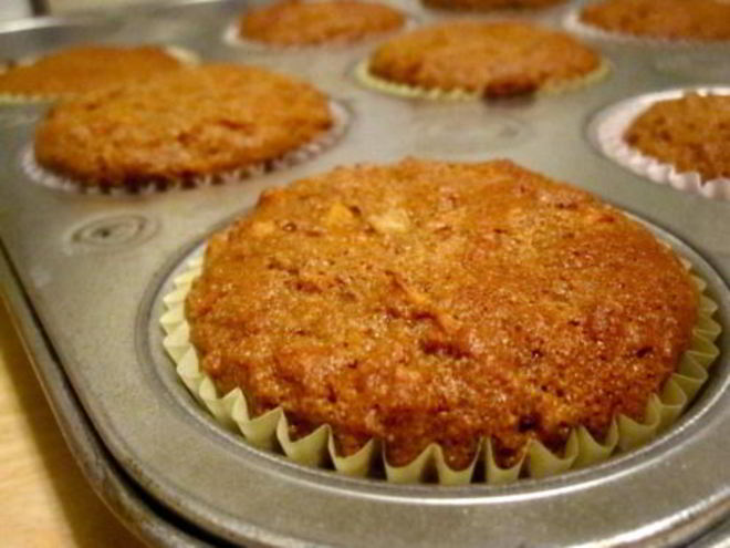 Рецепт морковных вегетарианских маффинов