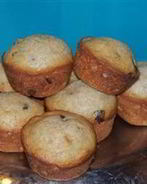 Низкокалорийные Маффины с бананами и шоколадом