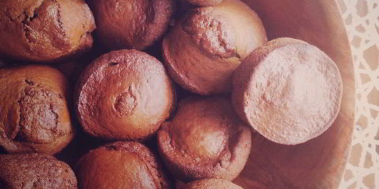 Овсяные кокосовые маффины без яиц и молока