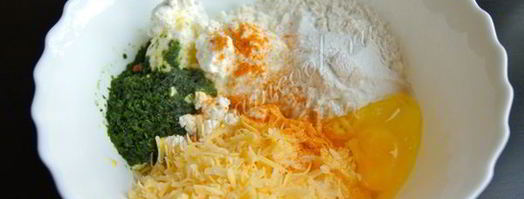 пикантные маффины из сыра и творога. Шаг 5