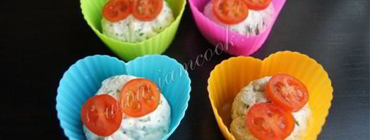 пикантные маффины из сыра и творога. Шаг 6