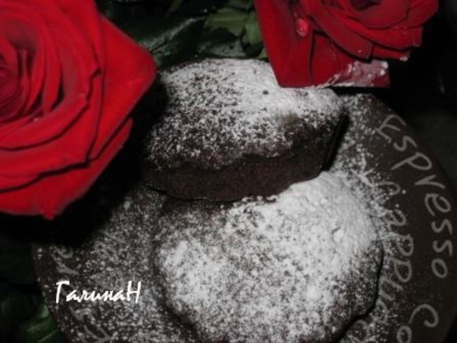 Рецепт постных маффинов black bottom muffins