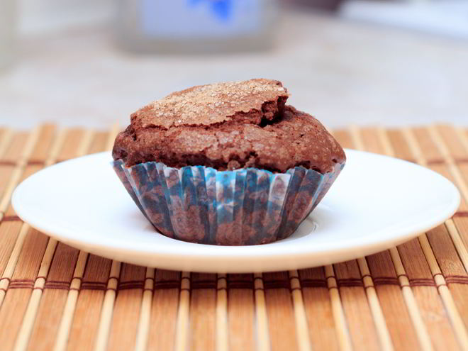 Рецепт райских шоколадных маффинов с кусочками шоколада