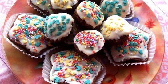 Шоколадно-ореховые маффины