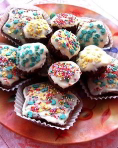 Шоколадно-ореховые маффины