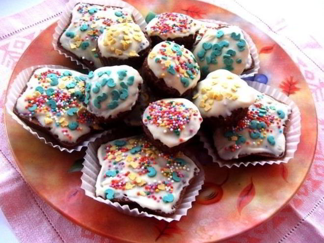 Рецепт шоколадна-ореховых маффины