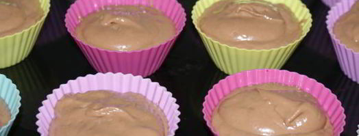 шоколадные маффины на ряженке. Шаг 7