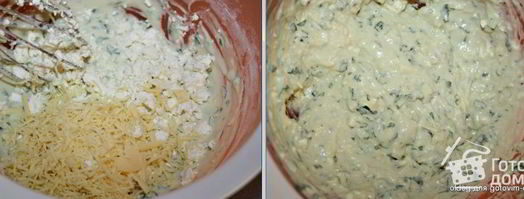 сырные маффины с помидоркой черри. Шаг 3