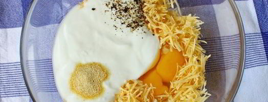 сырные маффины с ветчиной и яйцом. Шаг 4