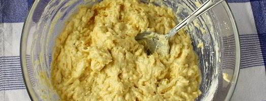 сырные маффины с ветчиной и яйцом. Шаг 6