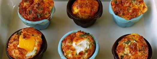 сырные маффины с ветчиной и яйцом. Шаг 14