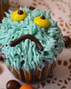 Тыквенные маффины с кремом Монстрики