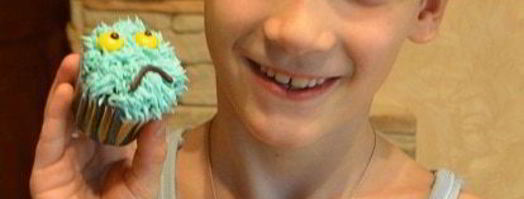 тыквенные маффины с кремом монстрики. Шаг 13