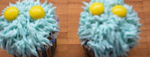 тыквенные маффины с кремом монстрики. Шаг 10