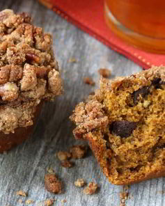 Тыквенные маффины с орехами