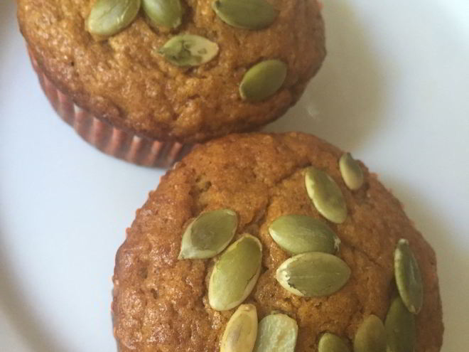 Рецепт тыквенных маффинов с семечками