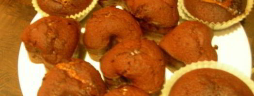 воздушные маффины из темного шоколада на пиве. Шаг 9