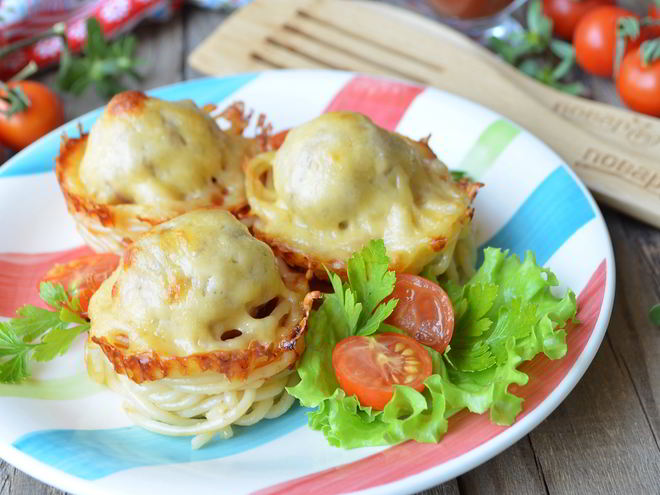 Рецепт закусочных маффинов гнезда