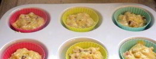 закусочные маффины с ветчиной. Шаг 7