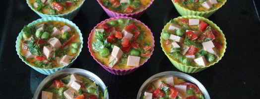 закусочные яичные маффины. Шаг 7