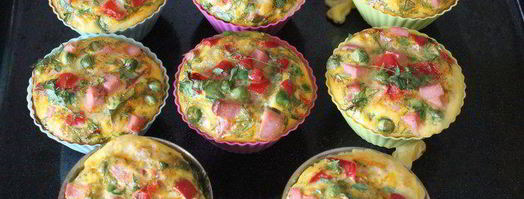 закусочные яичные маффины. Шаг 8