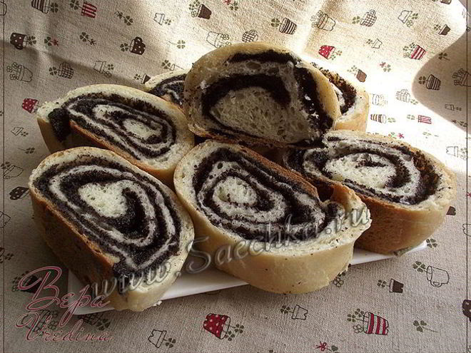 Рецепт макового рулета