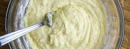 манник на кефире с яблоками. Шаг 3