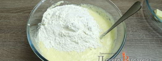 манник на кефире. Шаг 9