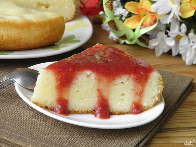 Рецепт манника на сметане