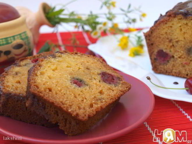 Рецепт манника с вишней