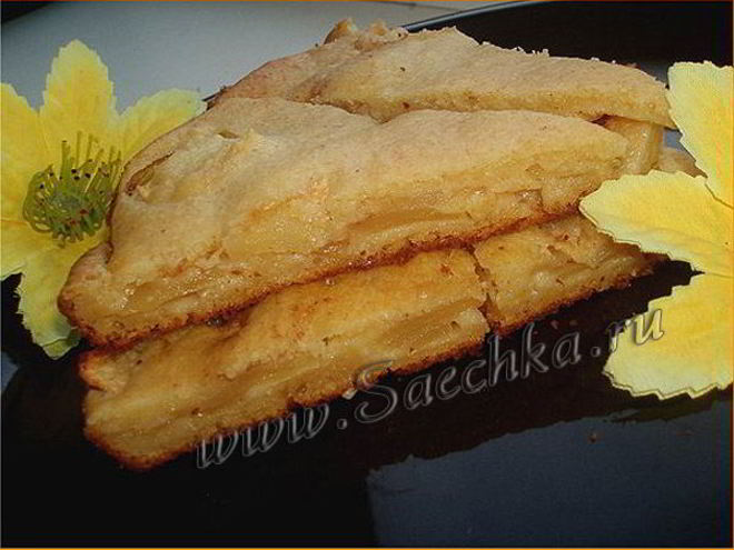 Рецепт манника с яблоками