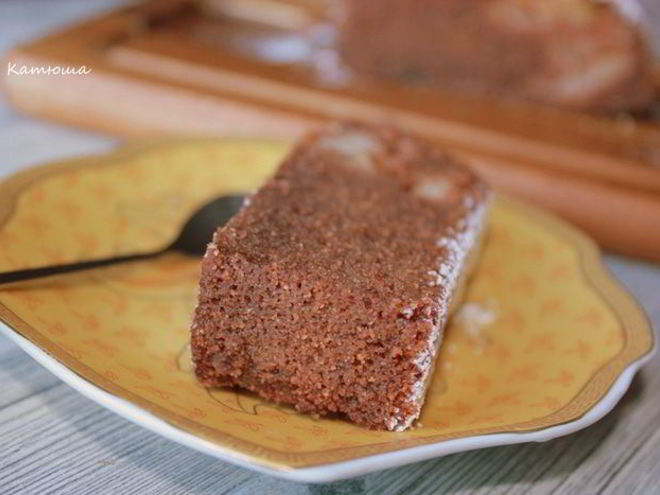 Рецепт шоколадного манника