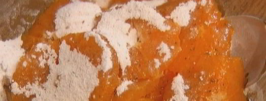 ароматные оладьи с маком и мандаринами. Шаг 3