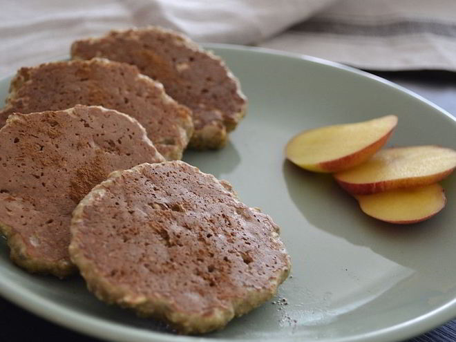 Рецепт бананова-овсяных оладьи