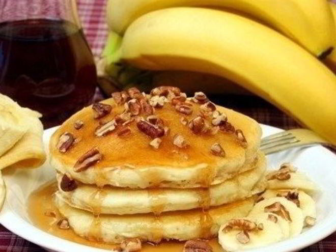 Рецепт банановых оладий