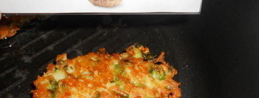 брюссельские оладьи с сыром и кедровыми орешками. Шаг 8