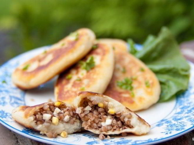 Рецепт фаршированных картофельных оладий