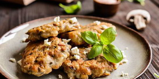 Грибные оладьи