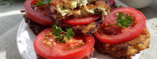 кабачково-рисовые оладьи. Шаг 8