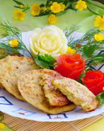 Кабачково-сырные оладьи