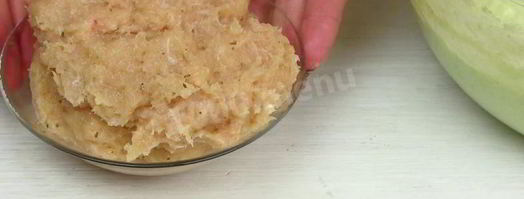 кабачковые оладьи с фаршем внутри. Шаг 6