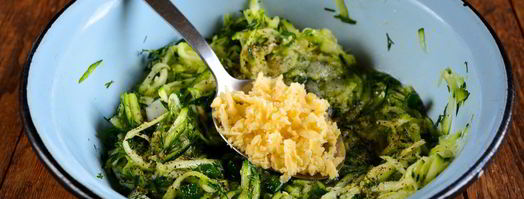 кабачковые оладьи с сыром. Шаг 5