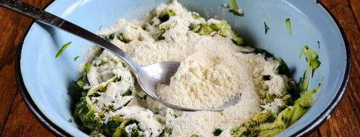 кабачковые оладьи с сыром. Шаг 6