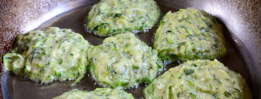 кабачковые оладьи с сыром. Шаг 7