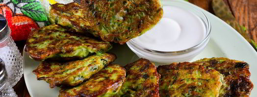 кабачковые оладьи с сыром. Шаг 10